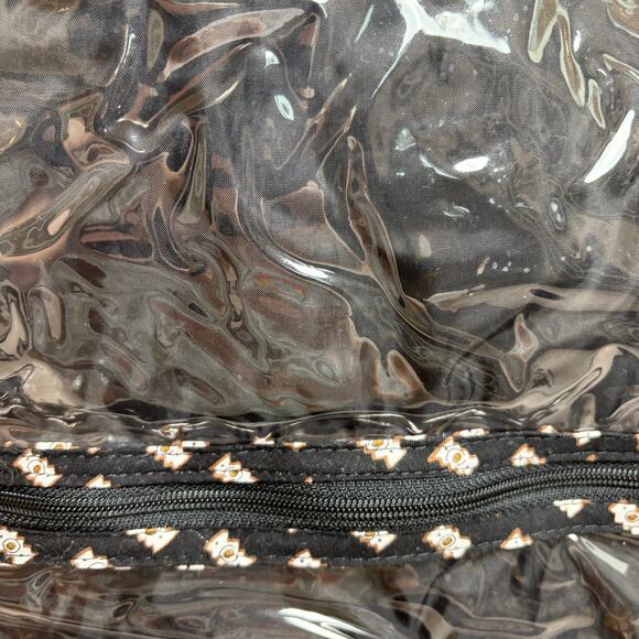 Vintage Vera Bradley Retired Zebra Pattern Roll-Up Toiletry Bag - Picture 7 of 7